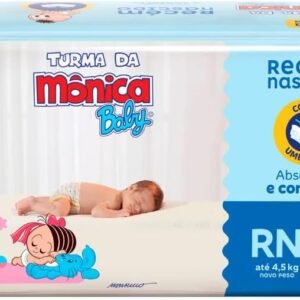 Fralda Turma da Mônica Baby Jumbo RN 36 Unidades