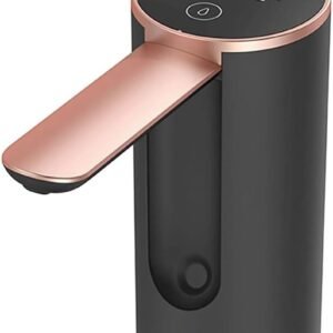 Bomba De Água Galão Recarregavel bebedouro Dispensador sugador puxador Automático Display Digital e Botão Smart Touch Linha Premium (Preto)