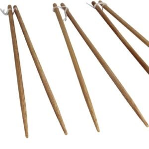 IMUSA Pacote com 4 hashis de bambu de 34,3 cm (13,5″), marrom