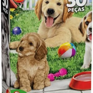 Quebra-cabeça 30 peças Cachorros Fofinhos – Grow