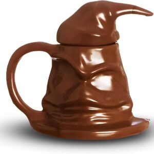 Zona Criativa – Caneca 3D Harry Potter Chapéu Seletor 350ml | Porcelana Colecionável | Presente Criativo para Fãs de Hogwarts