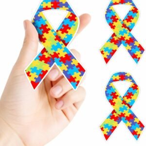 Adesivo Autismo Selo Simbolo Identificação para Veículos Kit 8×12 cm Adesivo Autismo Selo Simbolo Identificação para Veículos Kit 8×12 cm