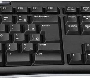 Combo Teclado e Mouse sem fio Logitech MK270 com Teclas de Mídia de Fácil Acesso, Conexão USB, Pilhas Inclusas e Layout ABNT2