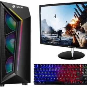 PC GAMER AMD RYZEN 5 5600GT – PLACA MÃE A520M – RADEON VEGA 7 – MONITOR 21,5” – KIT GAMER RGB (MEMÓRIA 8GB 3200MHZ – SSD 240GB)
