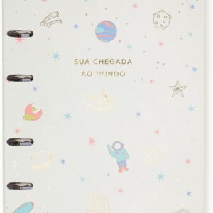 Livro Álbum Argolado Do Bebê 18X24 Off White, Cicero