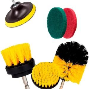 JEX Jogo de Escovas para Limpeza Pesada Uso em Parafusadeiras (6)