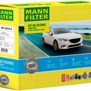 MANN-FILTER Original, Kit de Filtros, Filtro do Ar, Óleo, Combustível e Cabine, SP11074-4 para Honda Civic, Mann-Filter