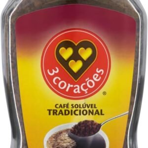 3 Corações Café Solúvel Tradicional, Vidro 100G 3 Corações Café Solúvel Tradicional, Vidro 100G