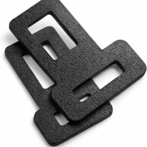 KIT 2 Fivela Lingueta Clip Cinto de Segurança Anti Alarme Sonoro Universal Carro