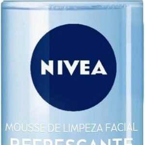 NIVEA Mousse de Limpeza Facial Refrescante 150ml, Limpa Profundamente, Remove Impurezas, Pele Macia, Uso Diário