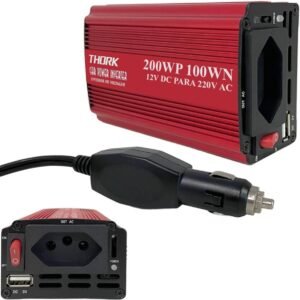 Inversor 12V Para 220V 400W Carro Automotivo Conversor USB