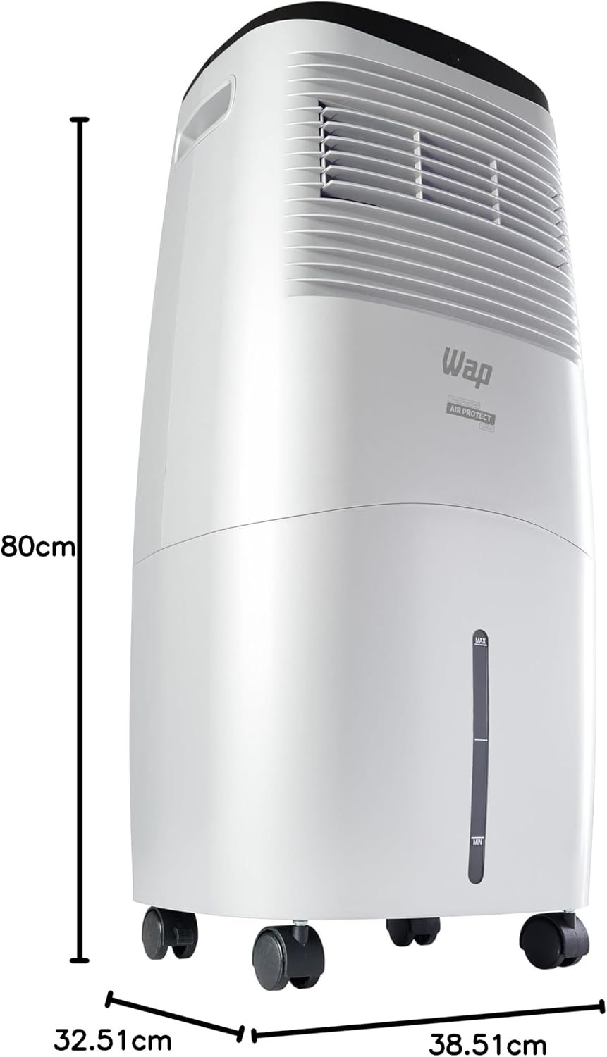 WAP Climatizador de Ar Frio AIR PROTECT, 20 Litros com Painel Touch em Led e 6 Funções, Baixo Ruído 135W (110, Volts) - Imagem 20