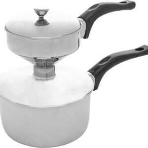 LYOR – Cuscuzeira Individual de Aço Inox 25cm x 12cm x 17,5cm