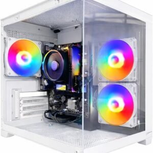 PC GAMER AMD WHITE RYZEN 7 5700G 16GB 3200MHZ NVME 512GB 600W BIVOLT RADEON VEGA 8 (BRANCO)