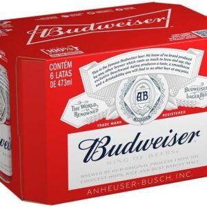 Pack de Budweiser Lata 473ml, 12 Unidades