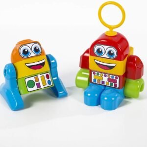 Blocos M-Bricks Robots 16 Peças Caixa, Multicor Maral