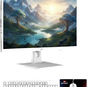 Computador All in One 23.8″ Full HD Intel Core i5-6200U SSD M.2 256GB, 16GB RAM DDR3, Wi-Fi Dual Band, Alto-Falantes e Webcam Integrados com Teclado e Mouse Inclusos – Branco