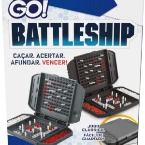 Hasbro Gaming Grab and Go Battleship – jogo infantil portátil, para 2 jogadores, presente para crianças a partir de 7 anos