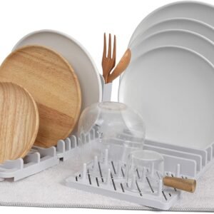 Estojo de Escorredor de Louça para Cozinha-3+1 Escorredor de Talheres & 39 * 50cm Tapete de escorredor, Organizador de Louça Multifuncionais