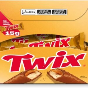 Chocolate Twix Original – Caixa com 30 unidades de 15g
