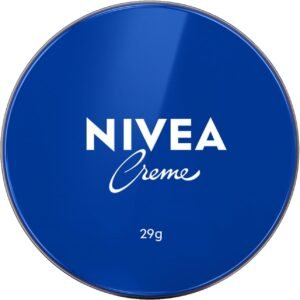 NIVEA Creme Hidratante Lata 29g, Hidratação Profunda 24h, Corporal, Uso Diário, Multibenefícios, Todas as Peles