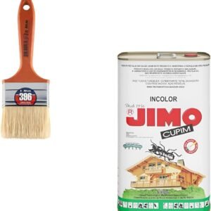 Jimo Cupim Incolor 5l + Pincel Para Verniz Stain 2.1/2