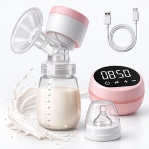 Bomba Extratora de Leite Materno Elétrica Mamadeira Amamentação Bombinha de Leite Coletor e Sugador de Leite Portátil