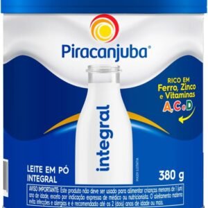 Leite em Pó Integral Piracanjuba Lata 380g Leite em Pó Integral Piracanjuba Lata 380g