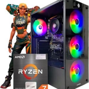 Pc Gamer Computador Cpu Ryzen 7 5700G / SSD 500GB M.2 NVMe / 16GB Memória Ram DDR4 3200MHz / Radeon Vega 8 / Fonte 550W Bivolt/Windows 11 Pro