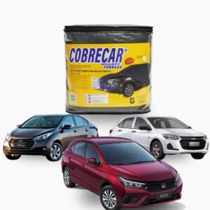Tamanho M Capa Para Cobrir Carro Impermeável Forrada Anti-uv À prova d’água Resistente e Reflexiva Proteção – HB20 Onix Honda City