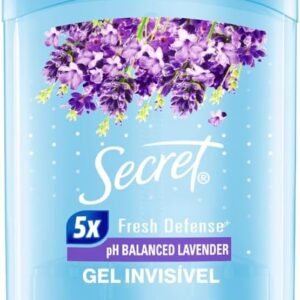 Secret Desodorante Antitranspirante em Gel Ph Balanced Lavender, Lavanda 45g
