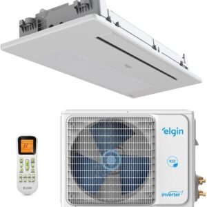 Ar-condicionado Split Inverter Cassete 12000 Btus Elgin 1 Via One Air Quente e Frio Koqi12c2wa/koqe12c2ca 220v