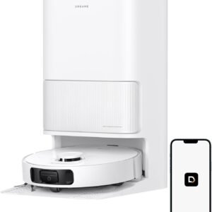 Dreame D20 Ultra Aspirador robô e Mopa, Sucção 13.000Pa, esvaziamento automático, limpeza automática da mopa, elevação da mopa, detecção ultrassônica de tapetes, fácil manutenção, 127v