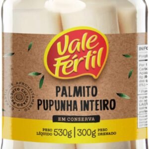 Vale Fértil Palmito Pupunha Em Conserva Inteiro Vidro 300G