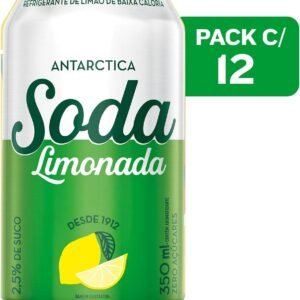 Soda Limonada Refrigerante Zero Pack Com 12 Latas De 350Ml