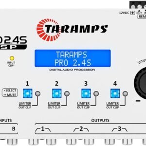 Taramps Pro 2.4S Branco – Processador de Audio Equalizador