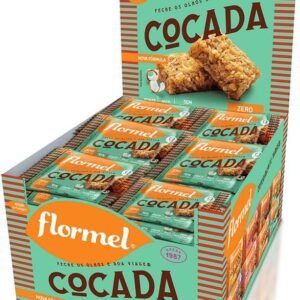 Cocada FLORMEL Zero Açúcar- Caixa com 24 Unidades