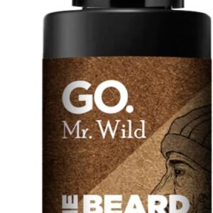 Balm de barba GO Mr Wild, hidrata, amacia e perfuma os fios, fragrância amadeirada fresh, vegano, GO Man