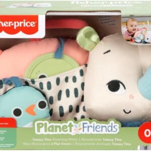 Fisher-Price Baby Brinquedo para Bebês Estímulo e diversão com rinocerontes para crianças a partir de Recém nascidos