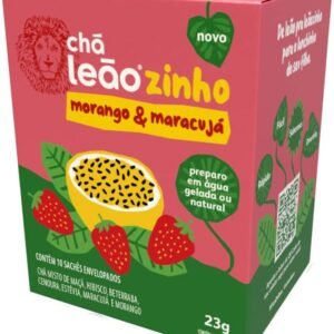 Leão Cha Leaozinho Morango+Maracujá 10 Saches