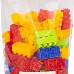 Mercotoys Mercoblocks Blocos Didáticos Coloridos 112 Peças