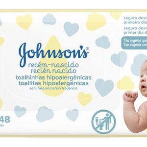 Lenços Umedecidos JOHNSON’S® Baby Recém Nascido, 48 unidades