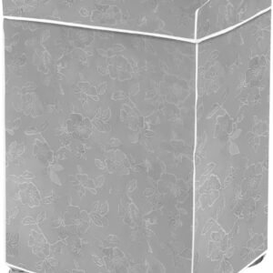 Capa Impermeável para Máquina de Lavar em Couronil, Cinza, 98x61x63cm, Proteção Contra Sol e Chuva, Compatível 7kg a 15kg