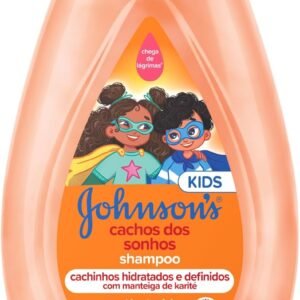 Johnson’s Baby Shampoo Infantil Para Cabelos Cacheados Cachos Dos Sonhos, 400ml