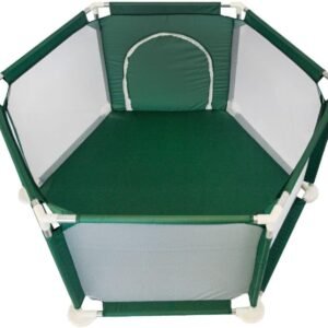 Cercadinho Infantil Hexagonal Desmontável Verde ELORIA