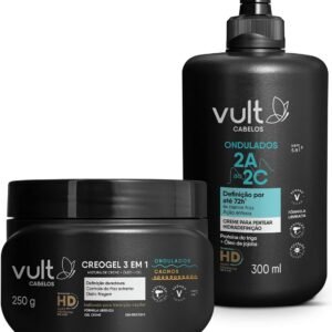 Vult Combo Day After Ondas Definidas: Creme de Pentear Hidradefinição 300ml + Creogel 3 em 1 250g