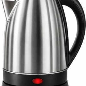 Chaleira Elétrica Jarra Inox 2 Litros Ferve Agua Rápido Café Prateado 127v