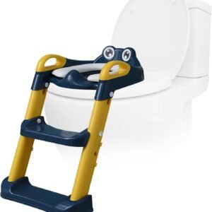 Maxi Baby Assento Redutor Infantil Dobrável C/Escada Mcfrog (Azul)