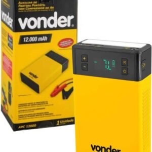 Auxiliar de Partida Portátil com Compressor de APC 12000 Vonder – 68.47.012.000