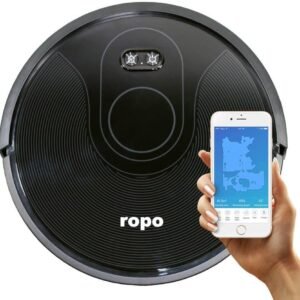 Robô Aspirador Ropo Glass 3 Preto